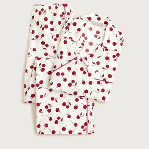 J Crew poplin cotton pajama set.